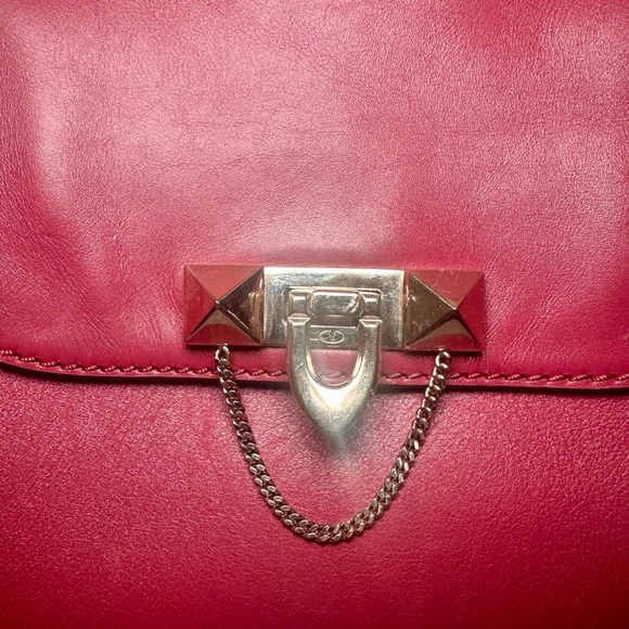 Valentino Bold Red Leather Backpack - Picture 5 of 8